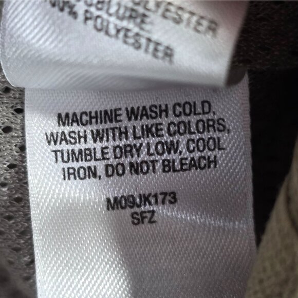 Mens Cabelas Taupe Windbreaker V-Neck Lightweight Jacket Casual Outerwear 2XL - Picture 9 of 9